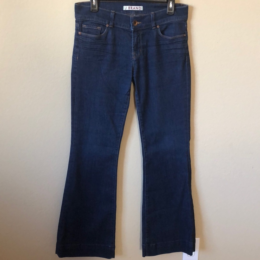 J Brand Bell Bottom Medium Wash Denim Blue Jeans Y2K - Size 29
